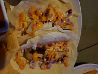 Fish Tacos at Drunken Donkey in The Colony