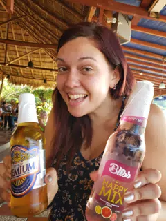 Rachel with Premium Beer and Bliss