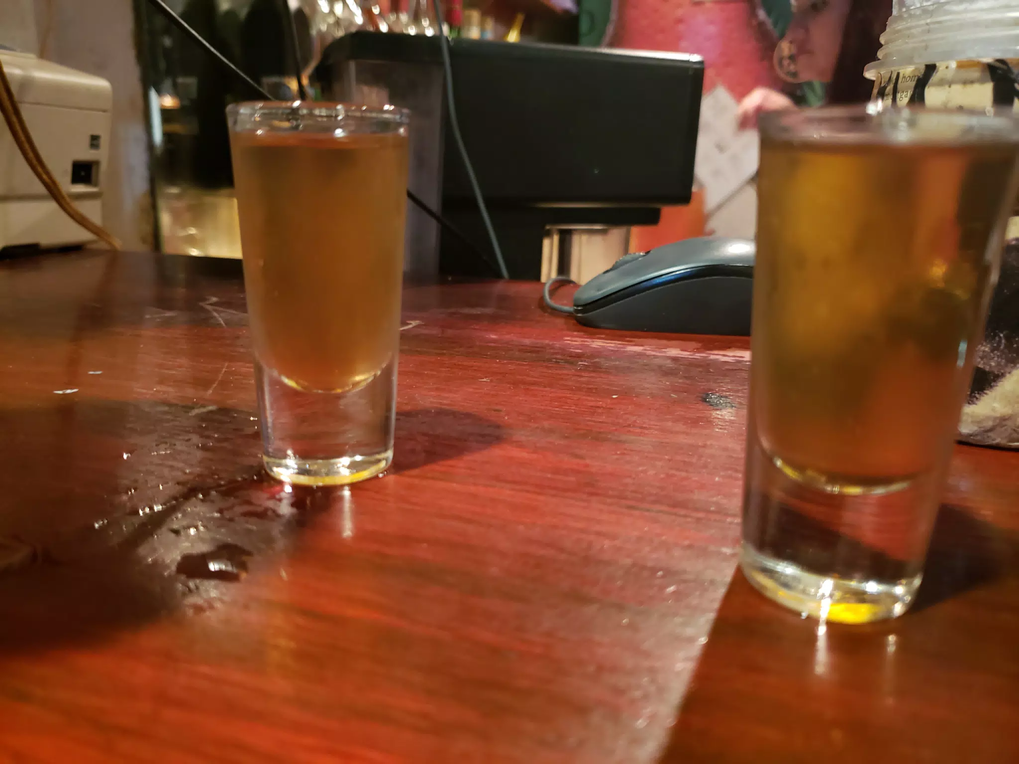 Ginger Rum Shots at Bar Republika