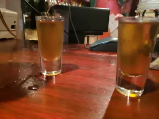Ginger Rum Shots at Bar Republika