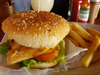 Fish Burger at Lago Azul