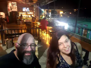 Scott and Rachel at El Social