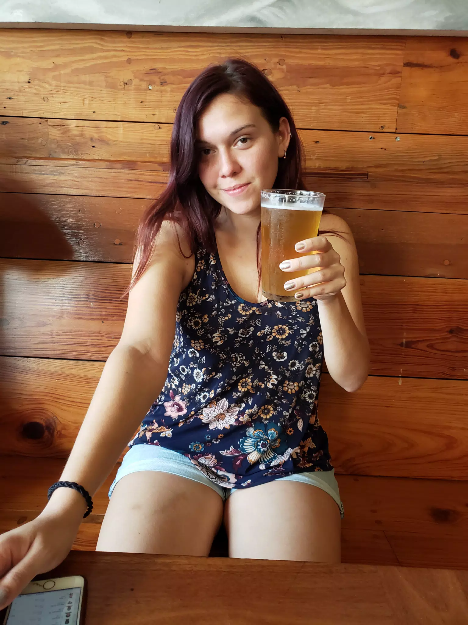 Rachel at the Nicaragua Craft Beer Company