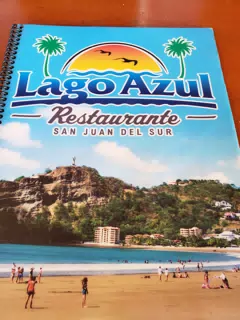 Lago Azul in San Juan del Sur Menu
