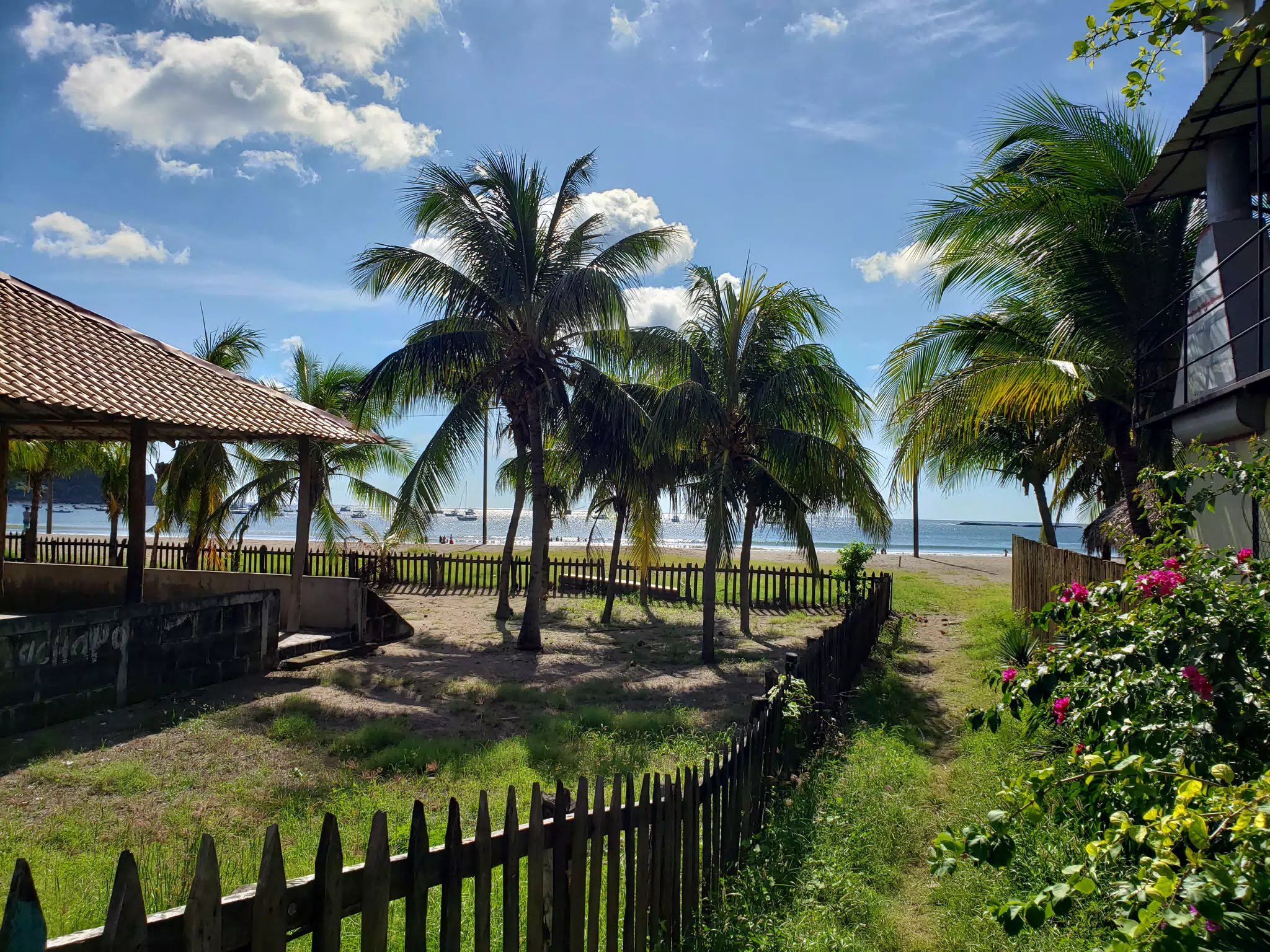 Beach at San Juan del Sur from Road