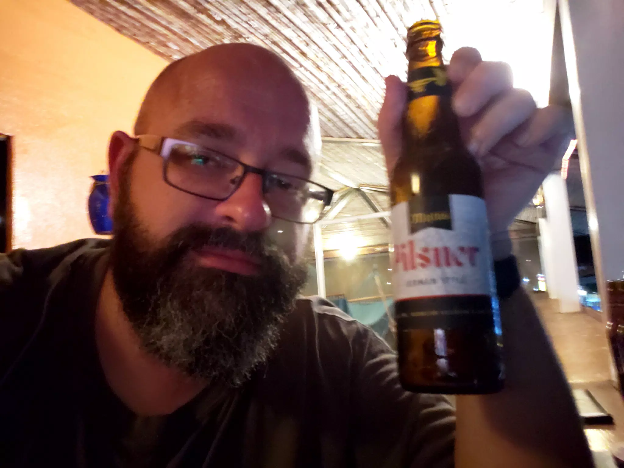 Scott with Pilsner