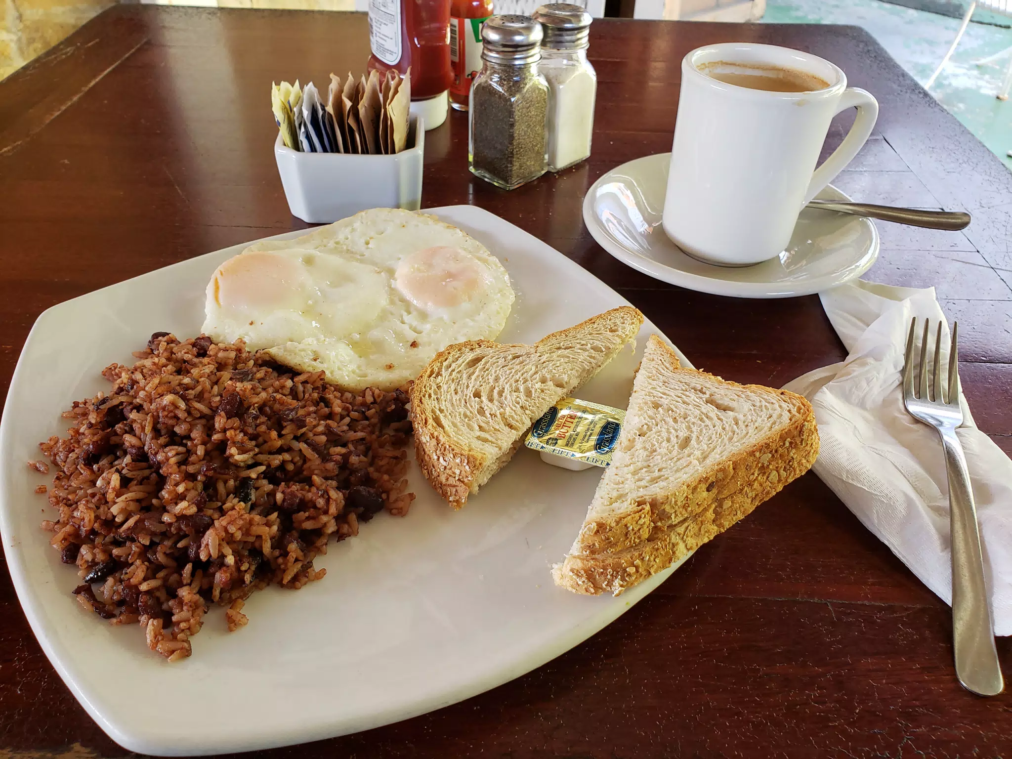 Traditional Breakfast at El Barrio Cafe Hotel