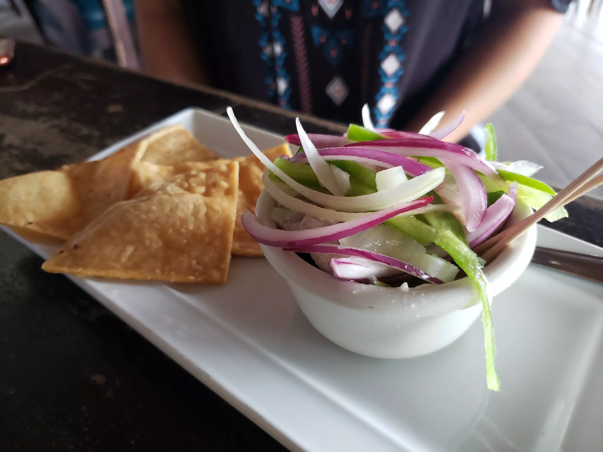 Fish Ceviche at Restaurante El Buen Gusto
