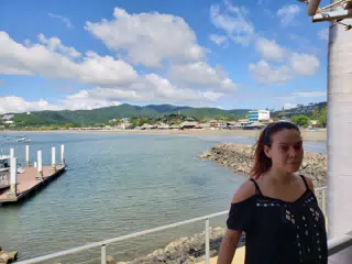 Rachel at the Port of San Juan del Sur