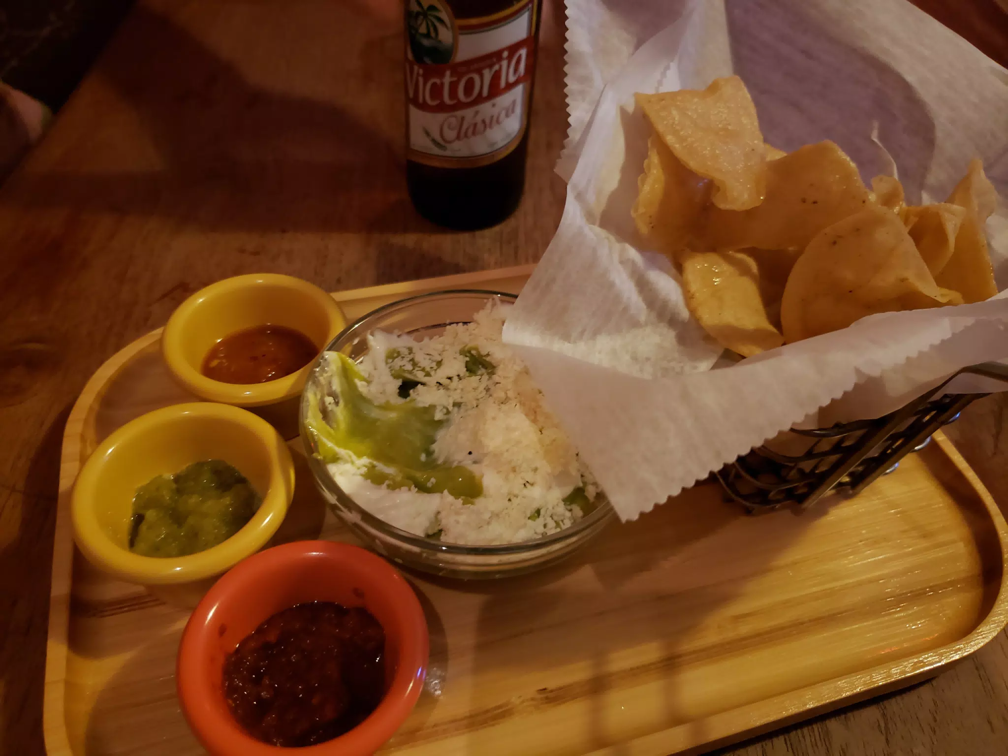 Chips and Guacamole at Nacho Libre