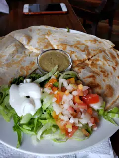 Quesadilla at Roadhouse Granada