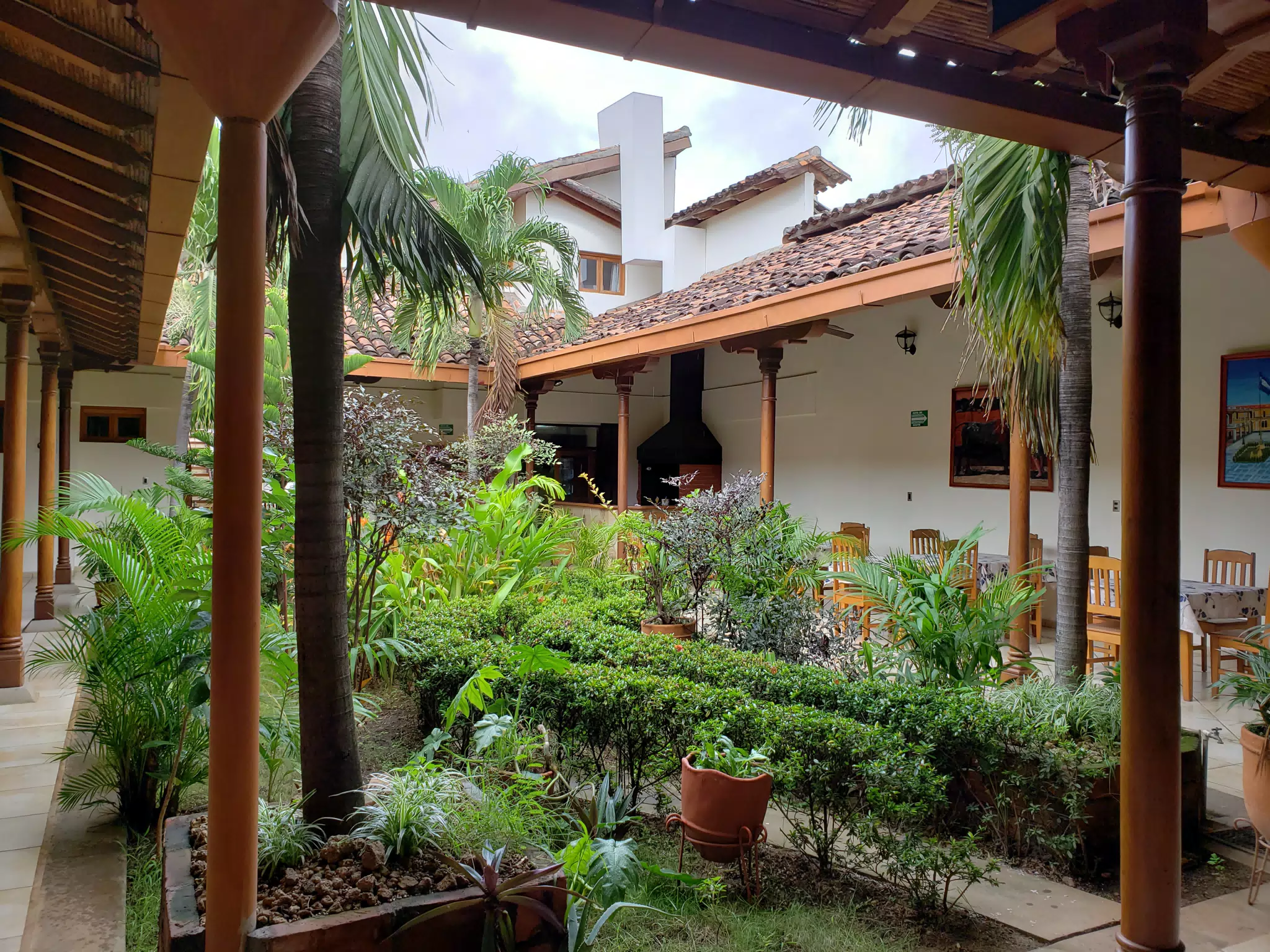 Garden at El Almirante Granada