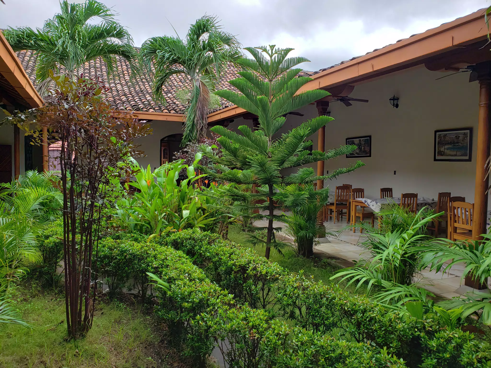 Garden at El Almirante Granada