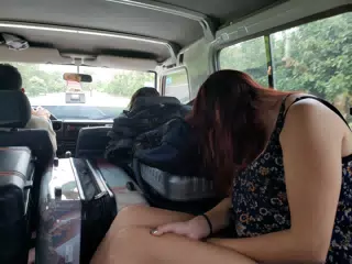 Rachel Passed Out in Taxi