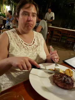 Teeny with Filet Mignon at El Zaguan Granada