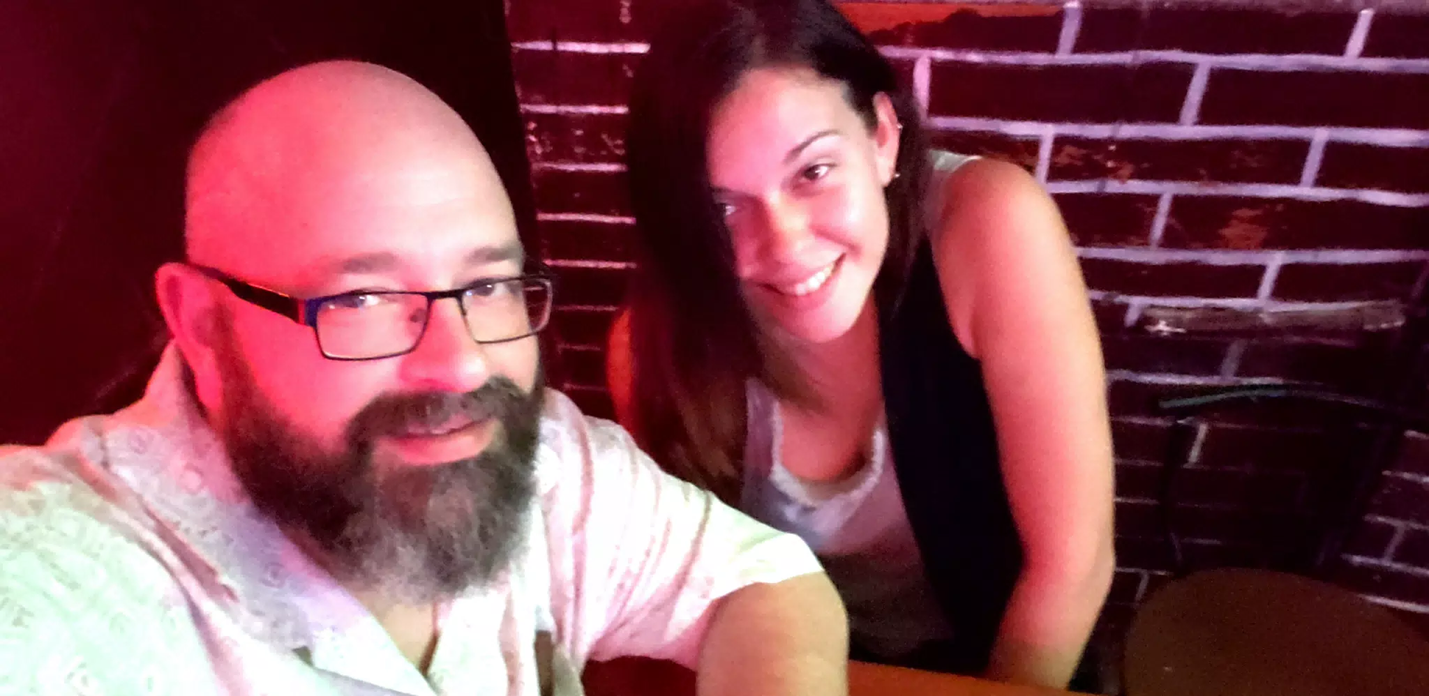 Scott and Rachel at the Club in Granada