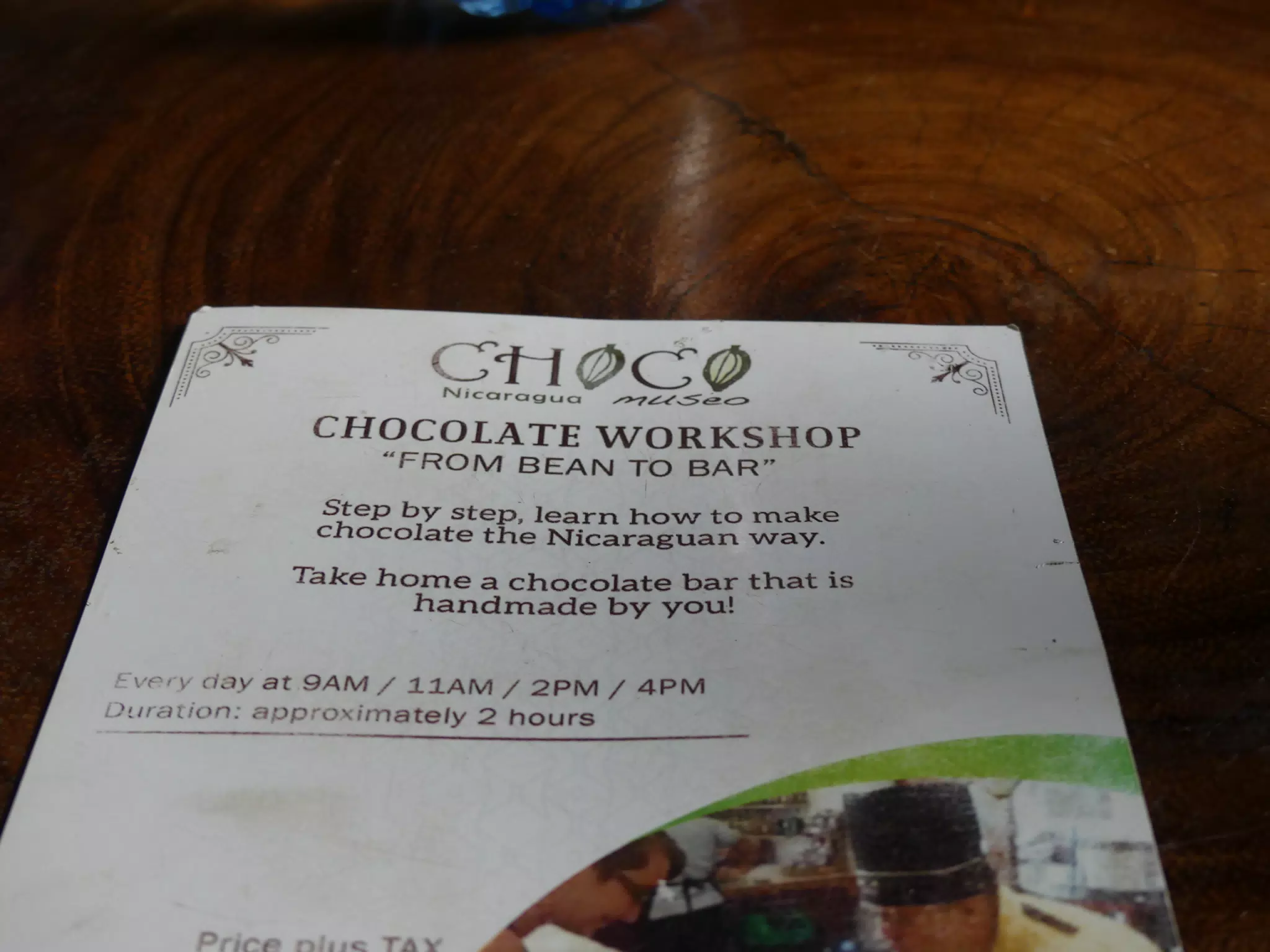 Choco Museo Workshop From Bean to Bar