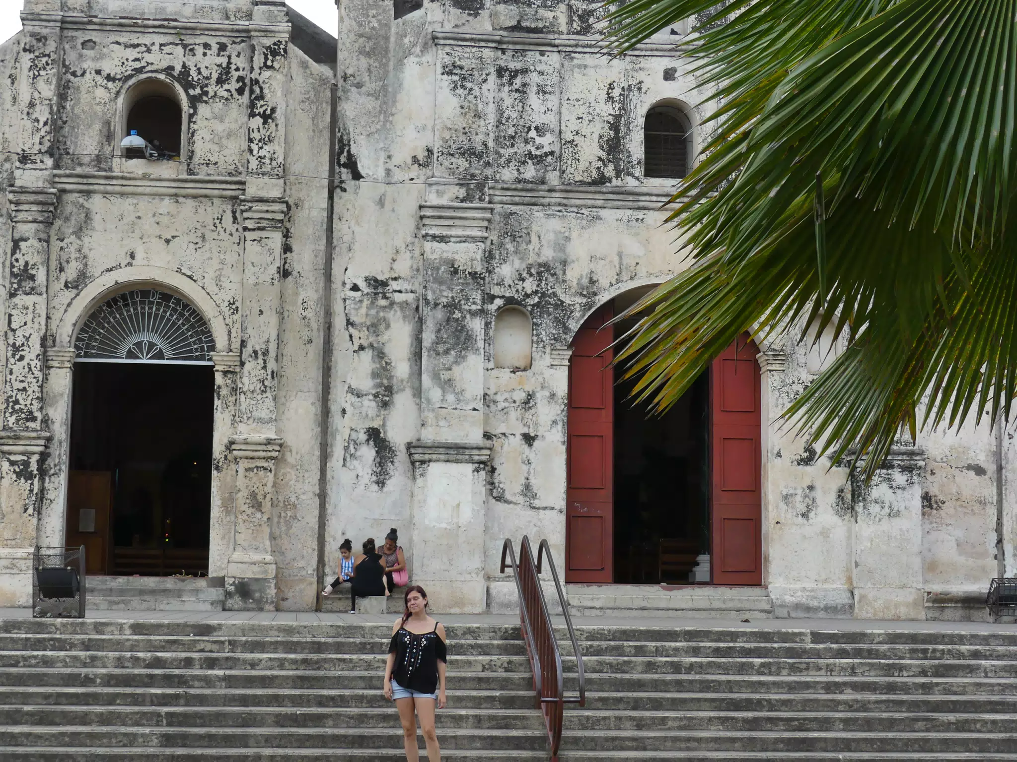 Rachel at the Church of Guadalupe