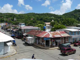 Intersection in San Juan del Sur