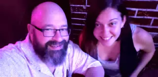 Scott and Rachel at Club in Granada