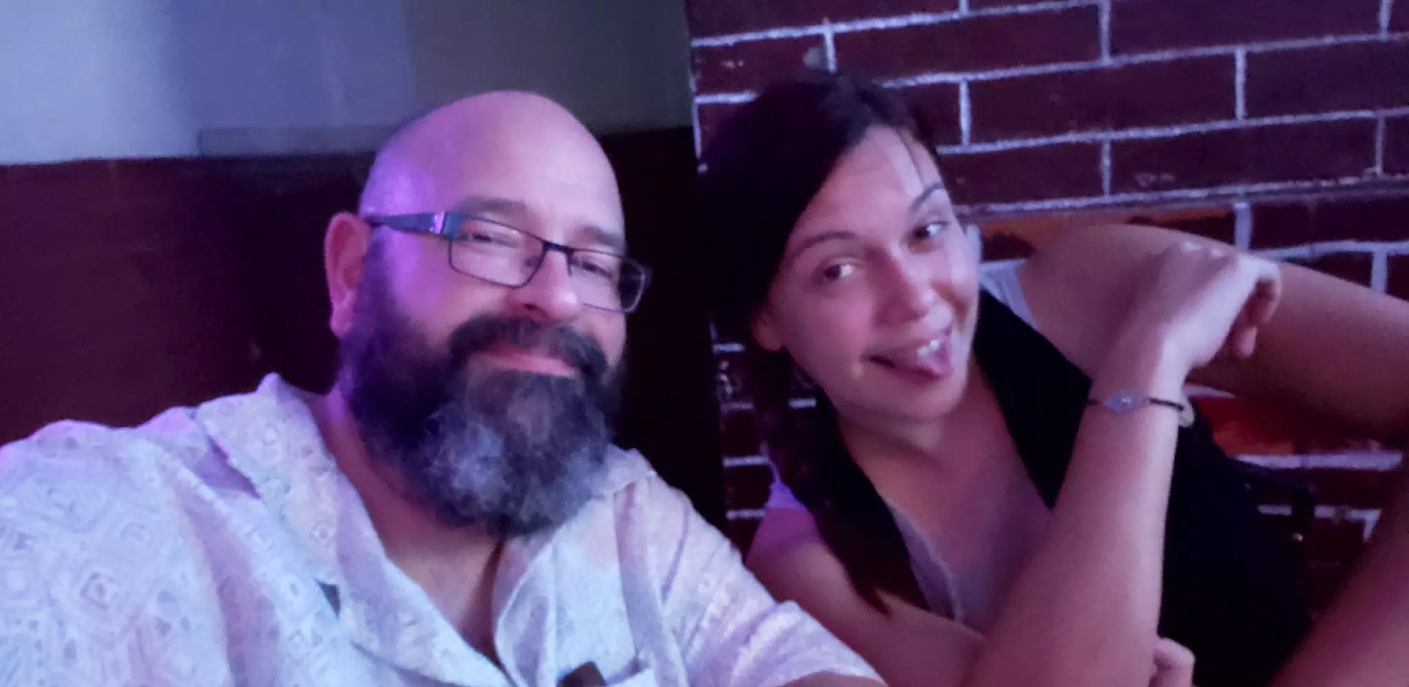 Scott and Rachel at Club in Granada