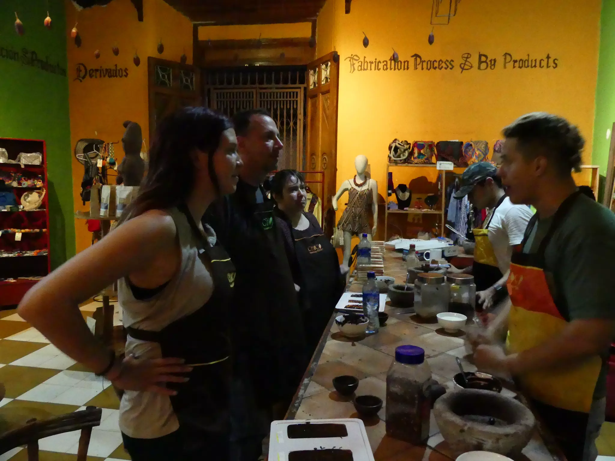 Rachel at the Choco Museo