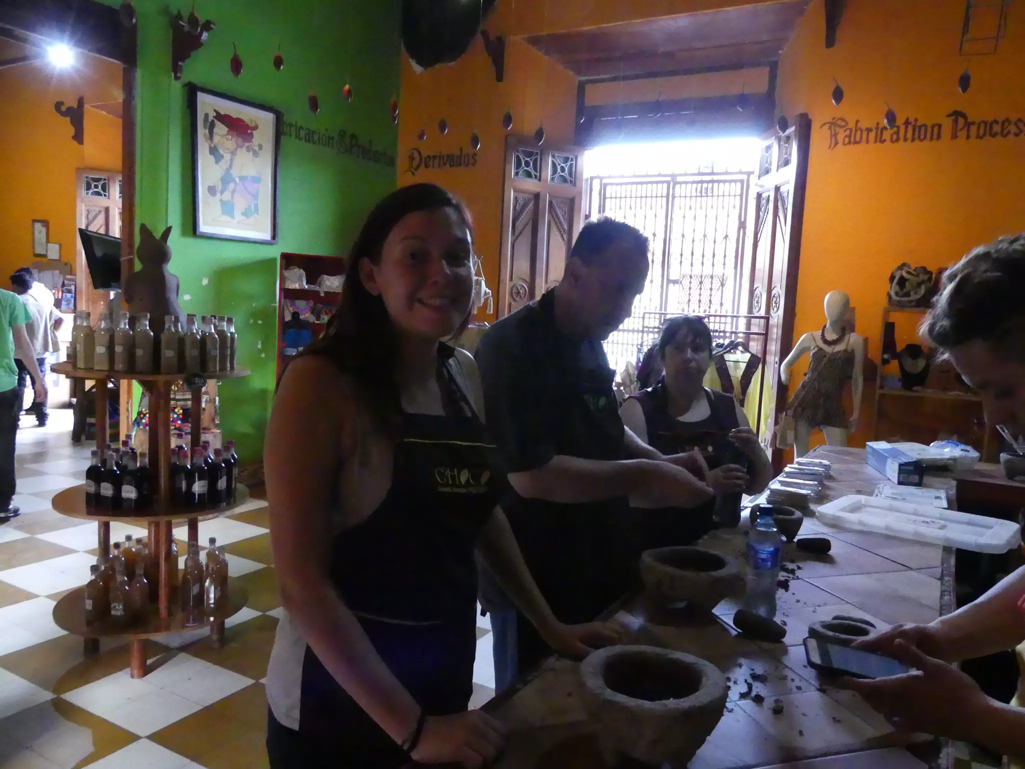 Rachel at the Choco Museo