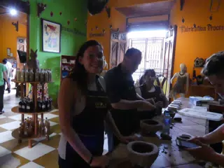 Rachel at the Choco Museo