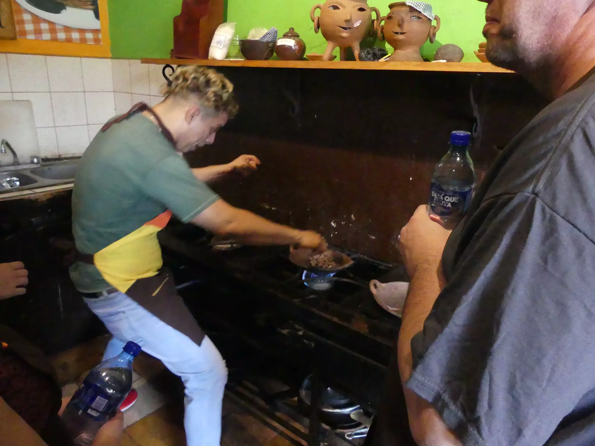 Roasting Beans at the Choco Museo