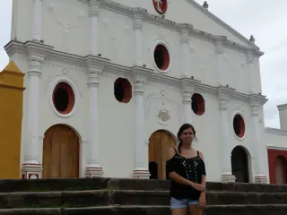 Rachel at Iglesia in Granada