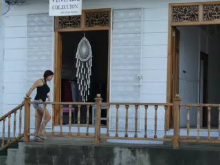 Rachel Shopping in San Juan del Sur