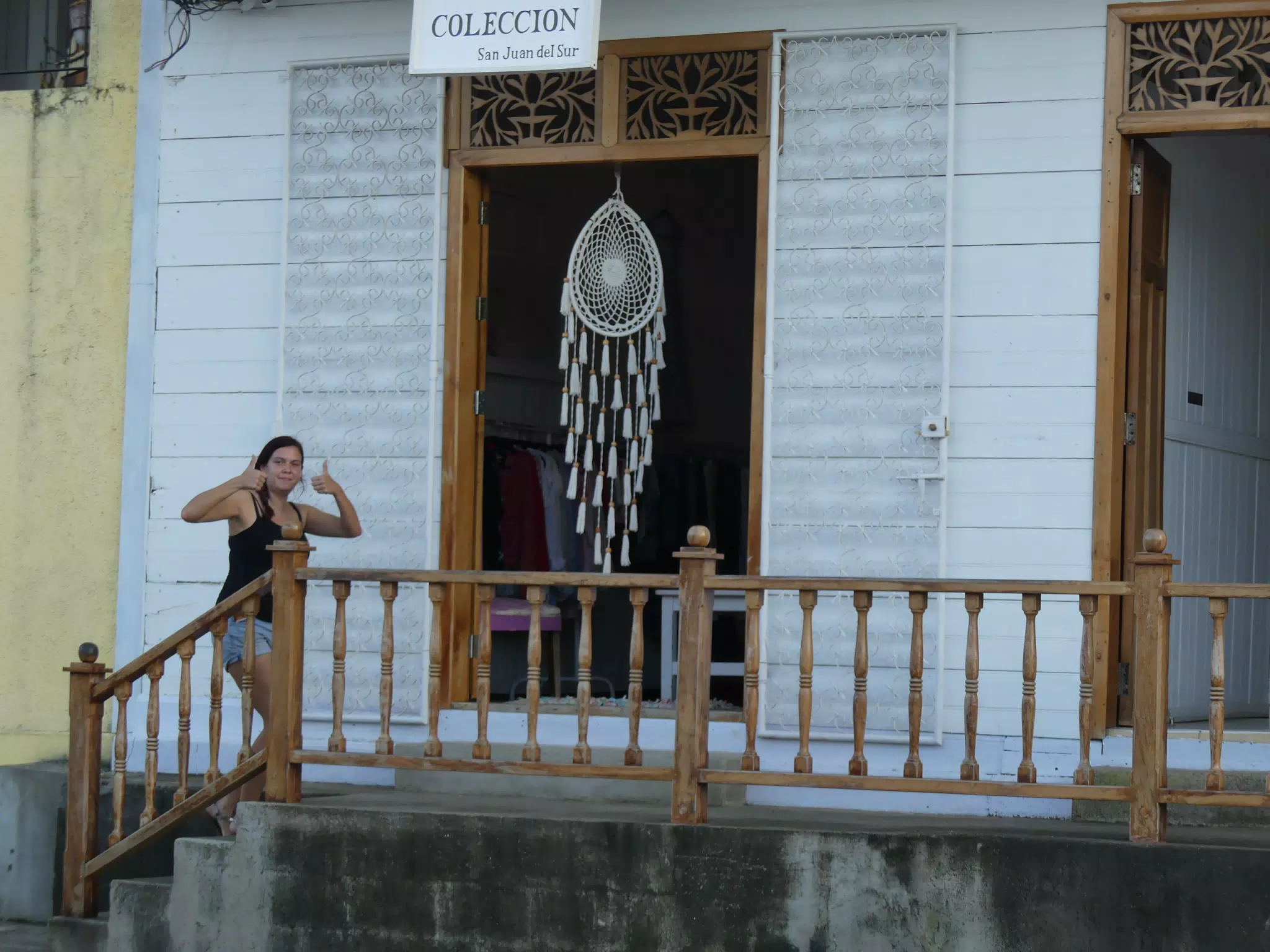 Rachel Shopping in San Juan del Sur
