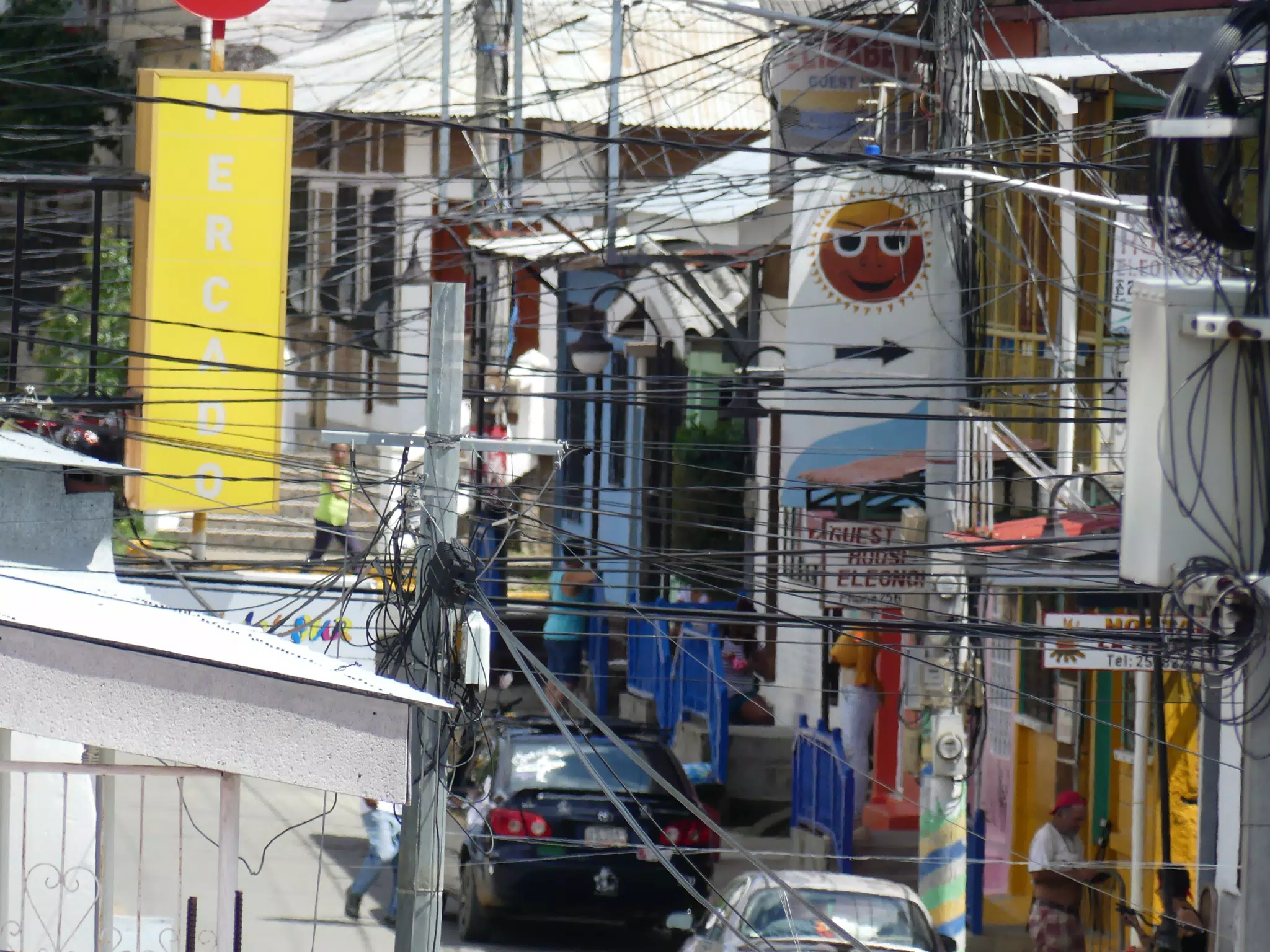 Busy San Juan del Sur Street