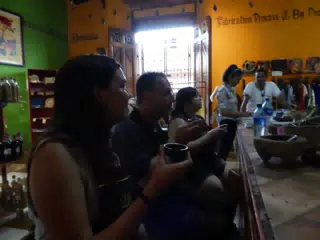 Rachel at the Choco Museo
