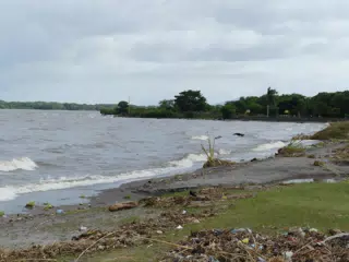 Beach at Lago Nicaragua in Granada