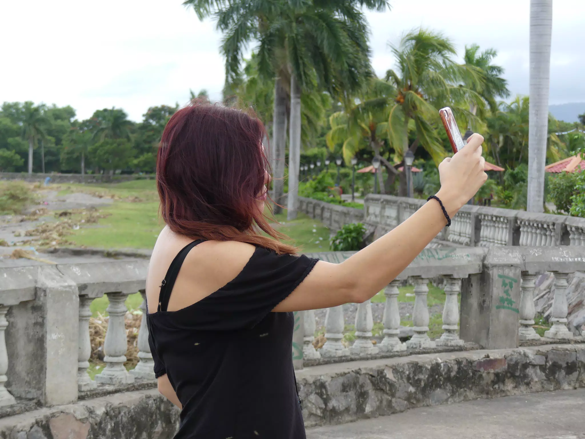 Rachel Demings Taking Selfie in Granada