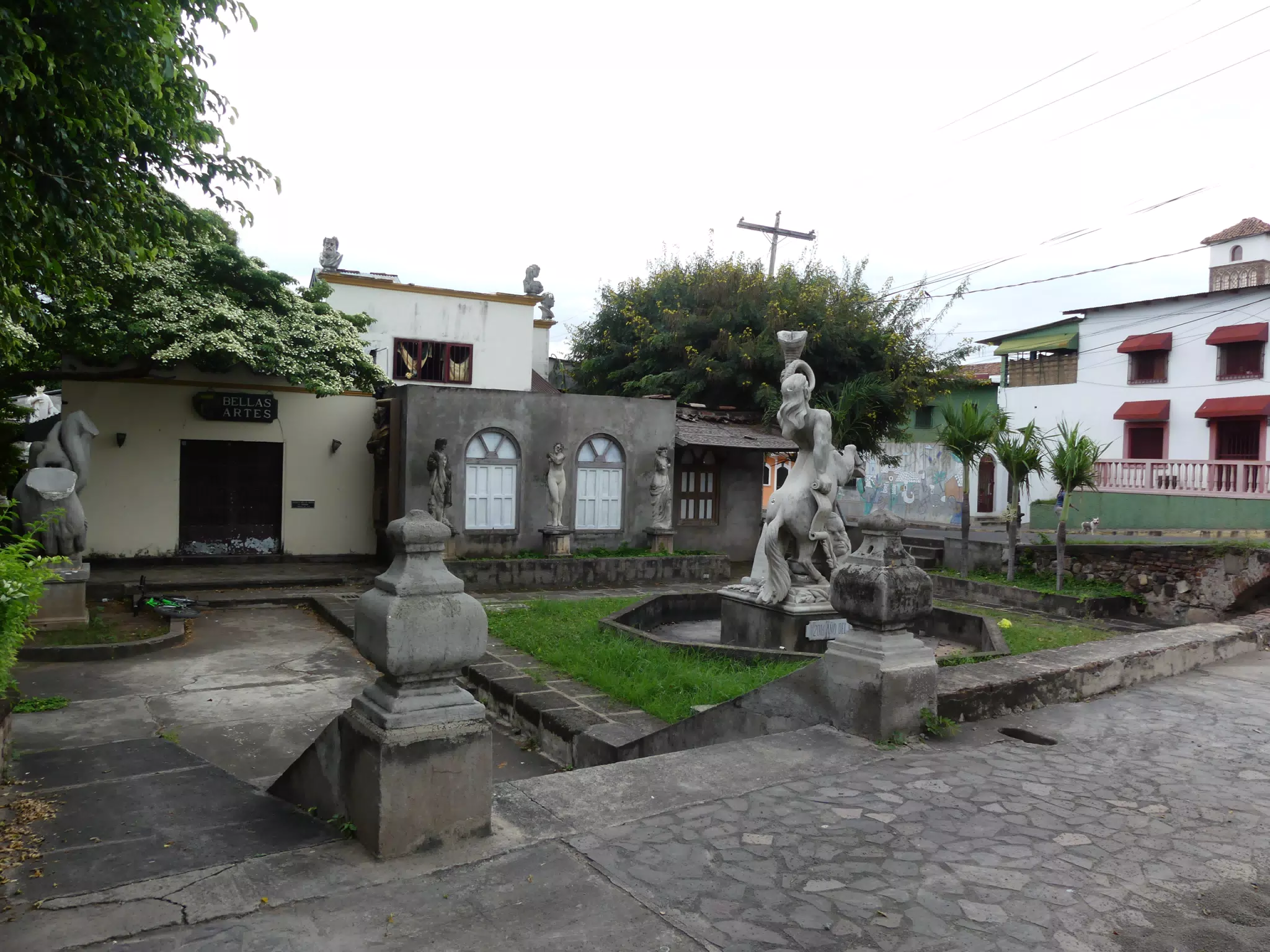 Sculptures at Art School in Granada