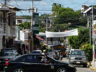 Busy Street in San Juan del Sur