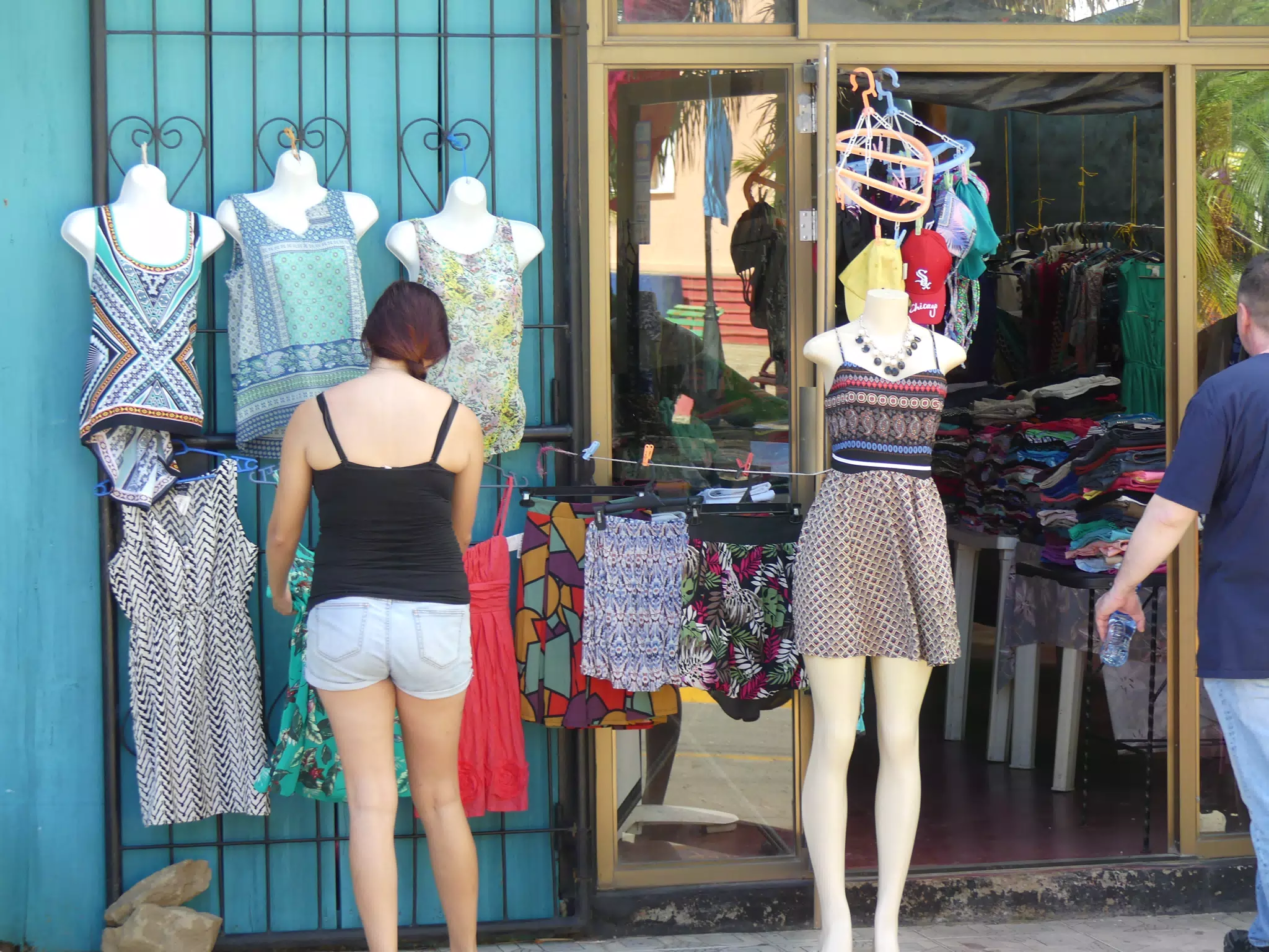 Rachel Shopping in San Juan del Sur