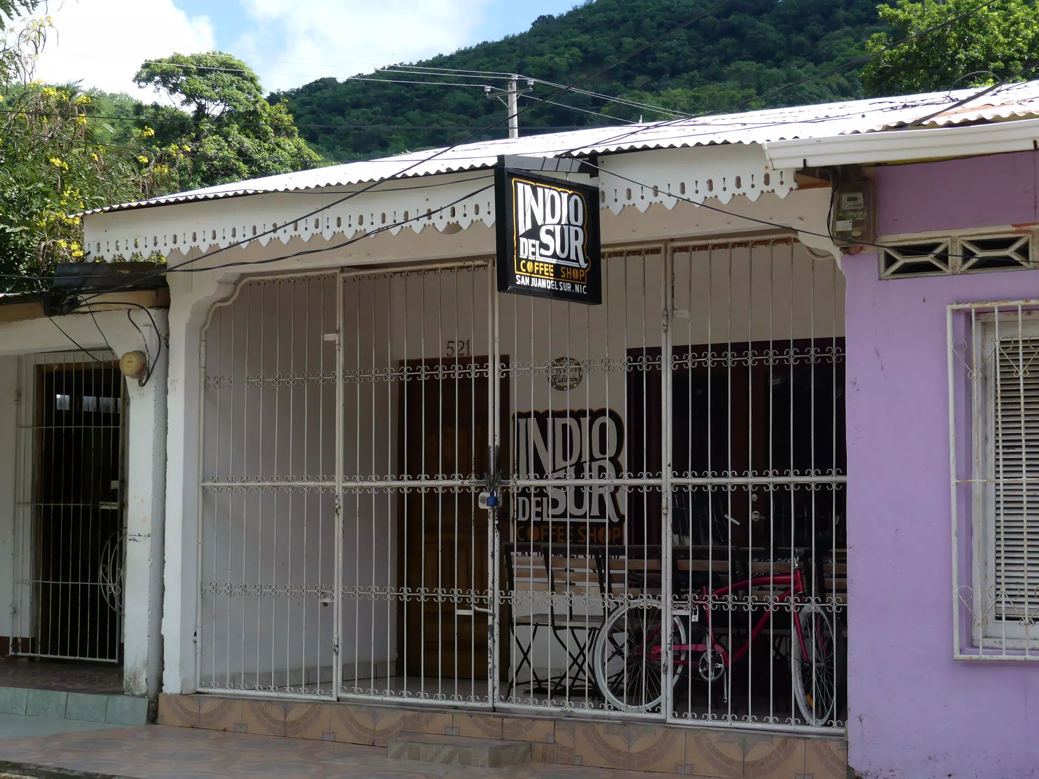 Indio del Sur Cafe in San Juan del Sur
