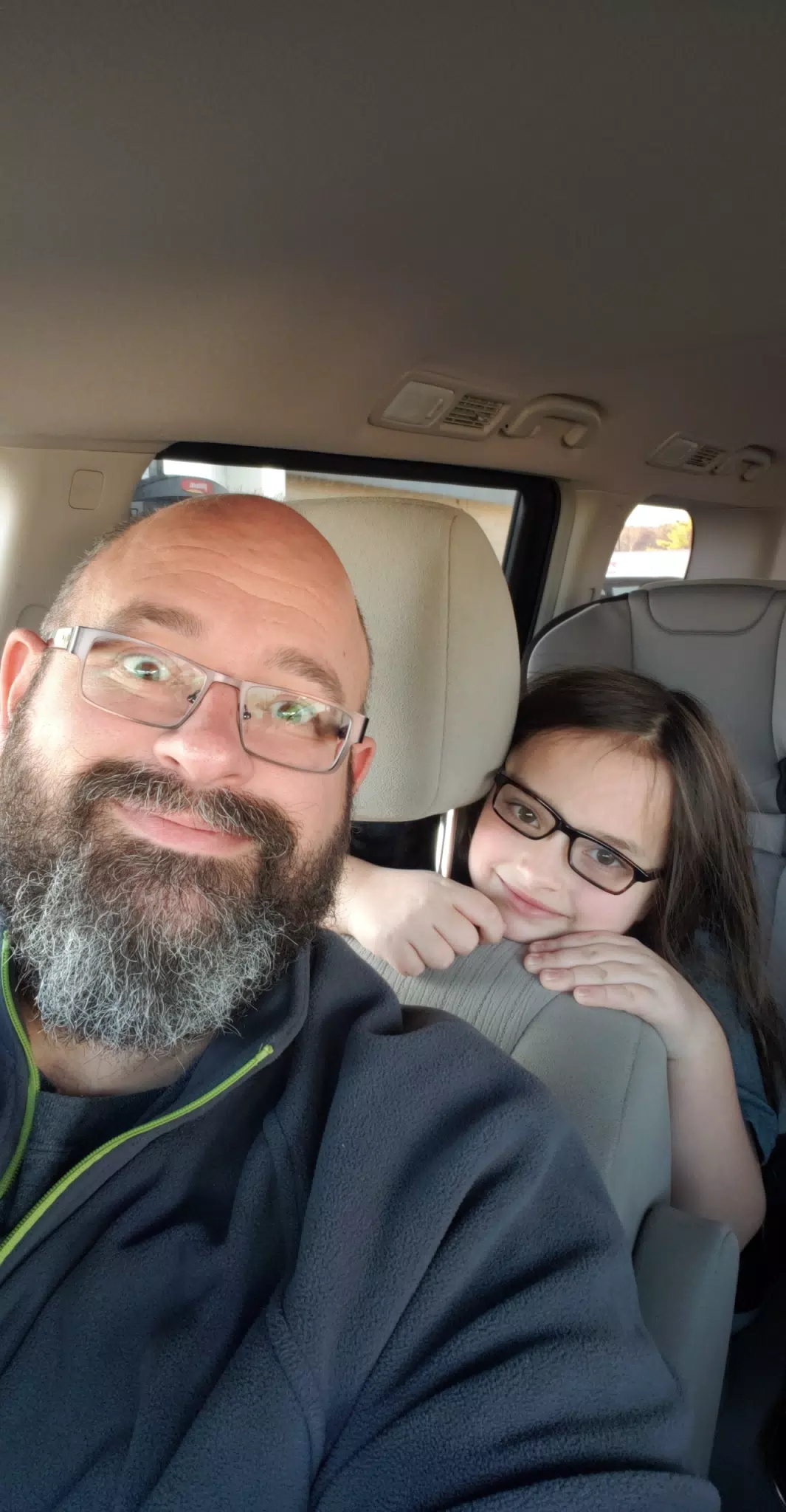 In the Car with Luciana