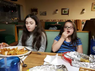 Liesl and Luciana at Country Kitchen in Perry
