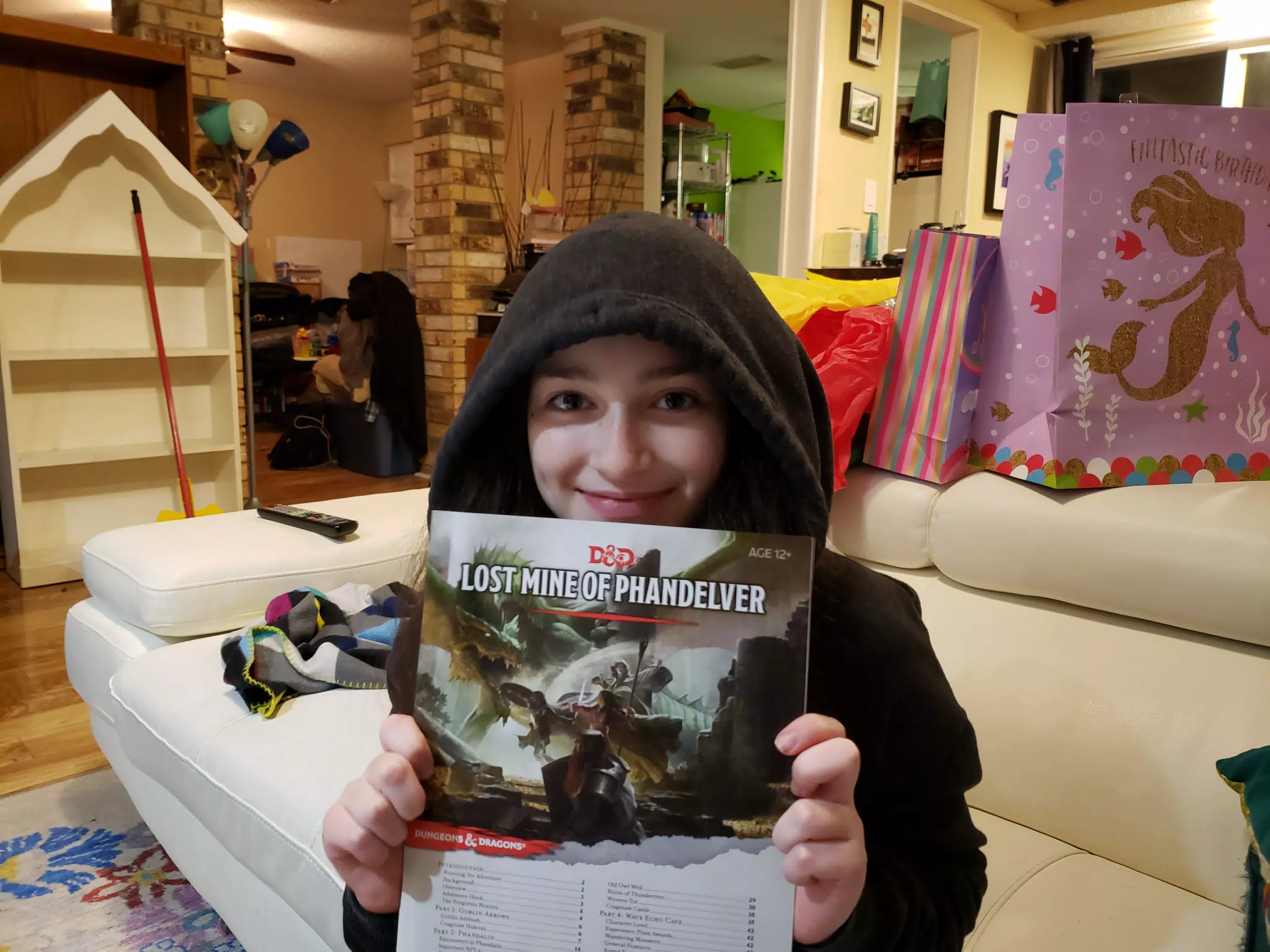Liesl Got Dungeons and Dragons For Her Birthday