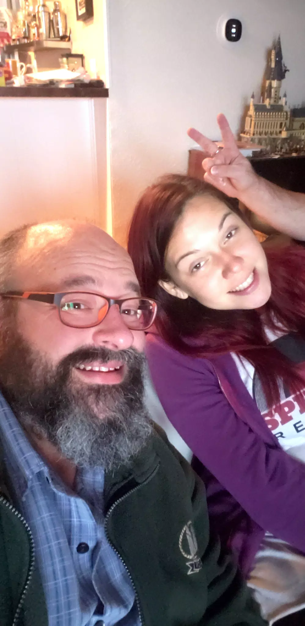 Scott & Rachel on the Coach in Texas