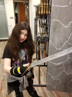 Liesl with Sword