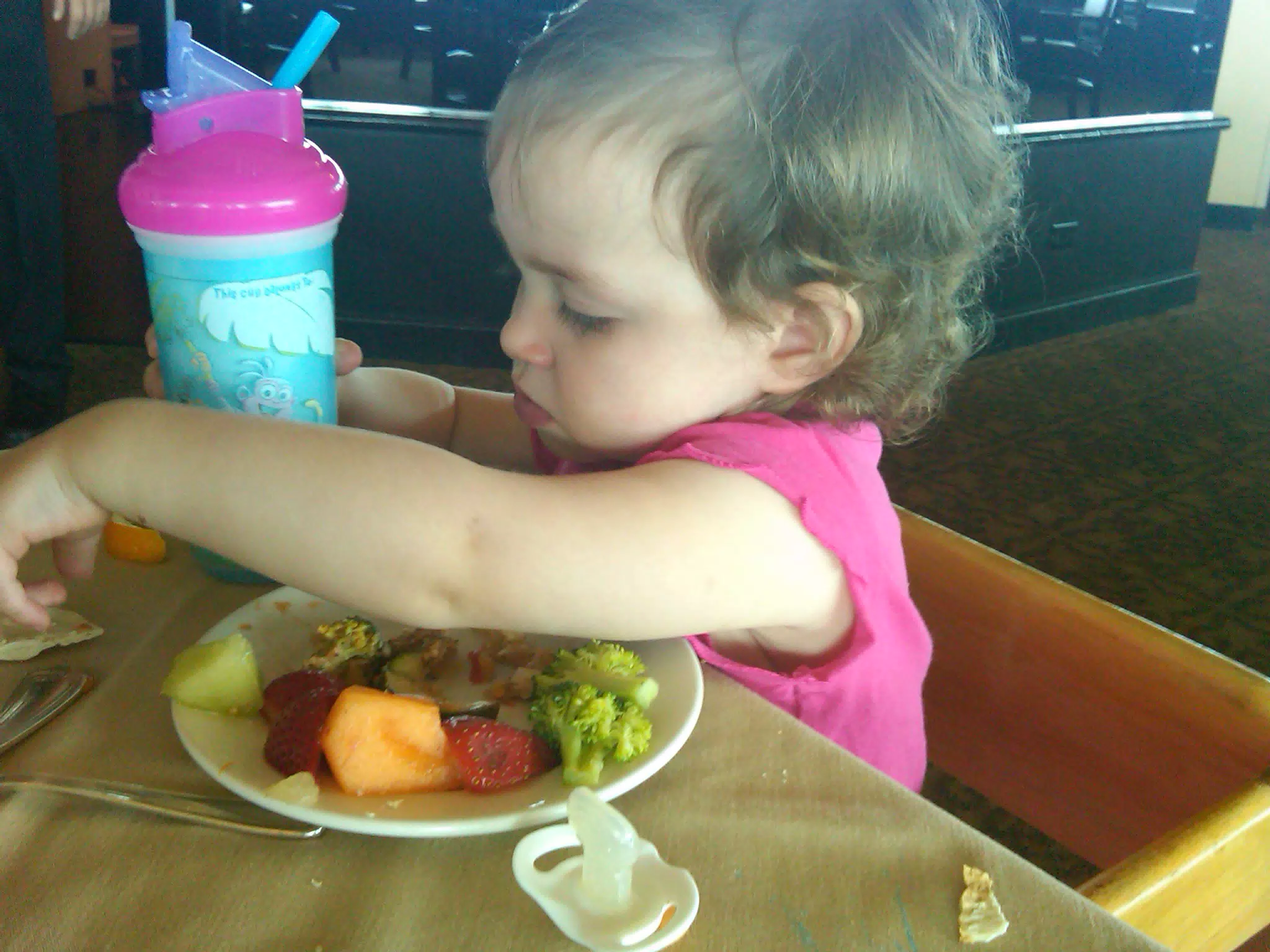 Liesl Eating Lunch