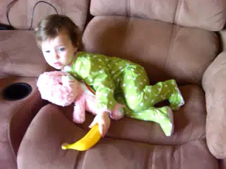 Liesl Watching Little Monsters