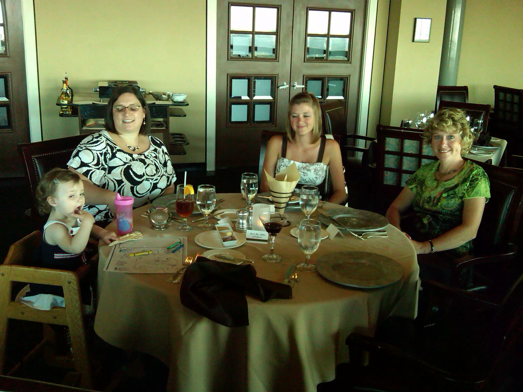 Girls at Dinner
