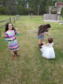 Luciana and Emily at Wedding