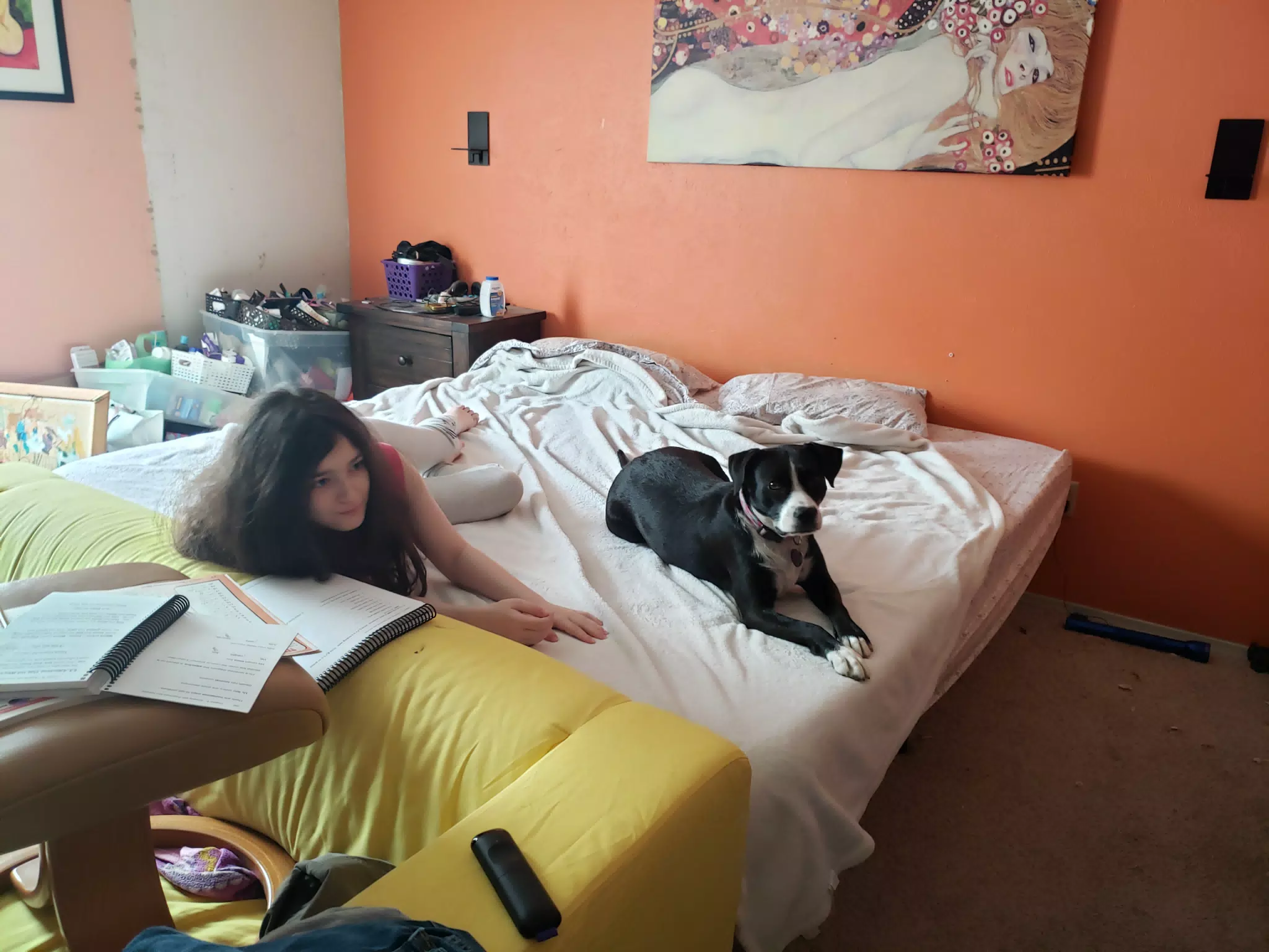 Liesl and Mia Hanging Out